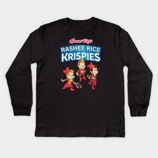 Rashee Rice Chiefs Cereal Kids Long Sleeve T-Shirt